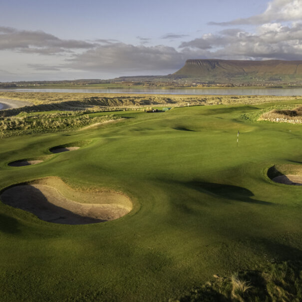 The 9th hole at County Sligo Golf Club
